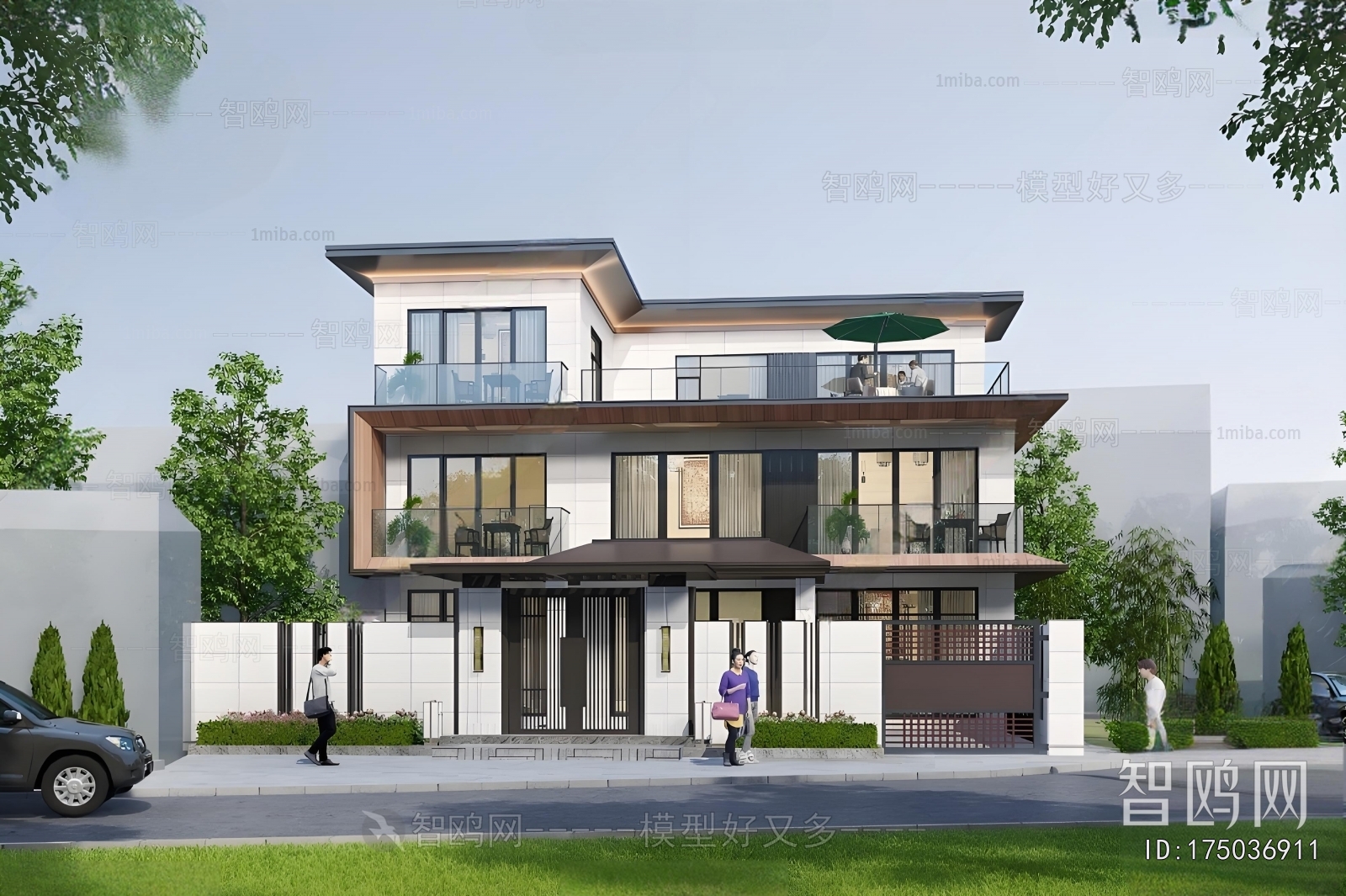 New Chinese Style Detached Villa