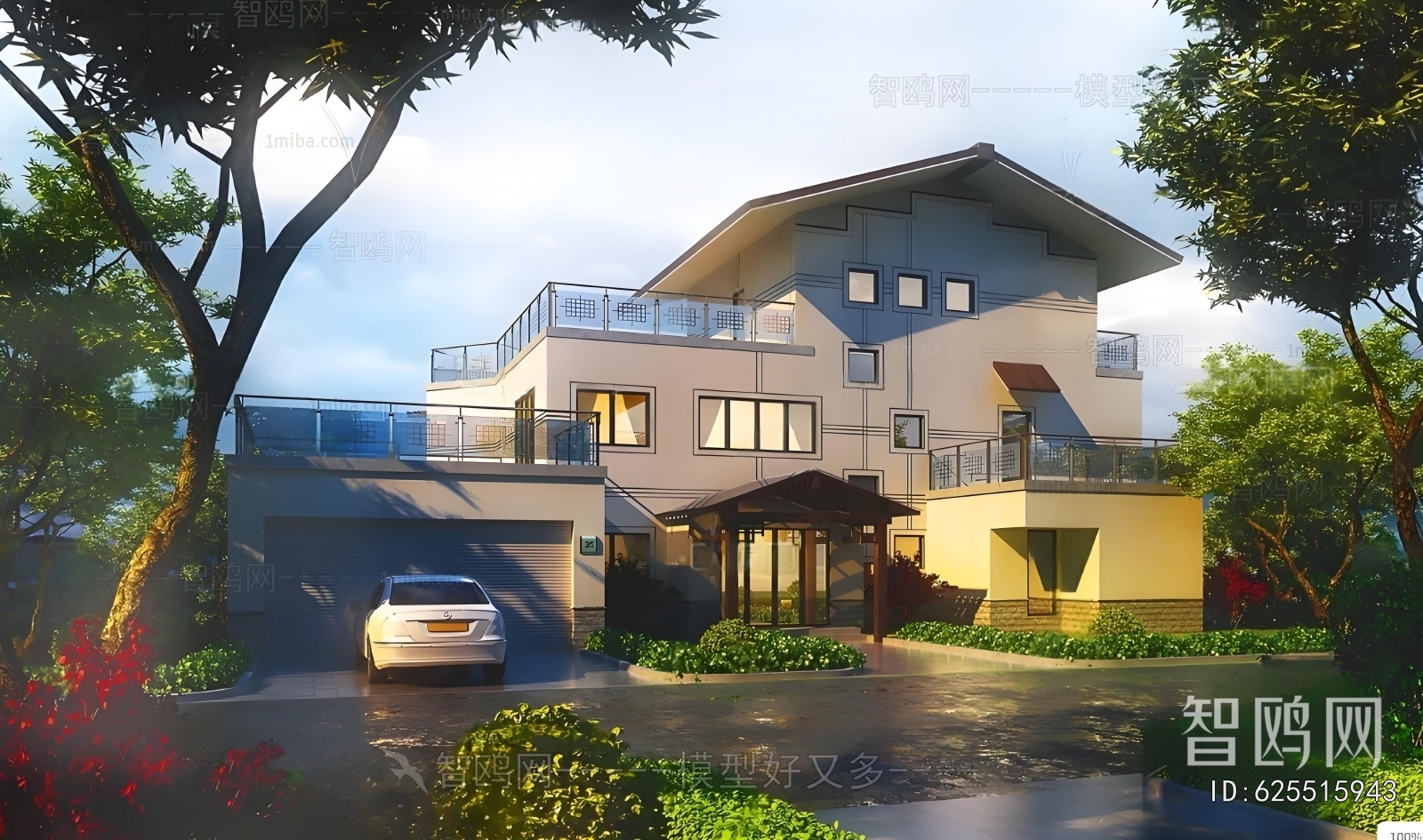 New Chinese Style Detached Villa