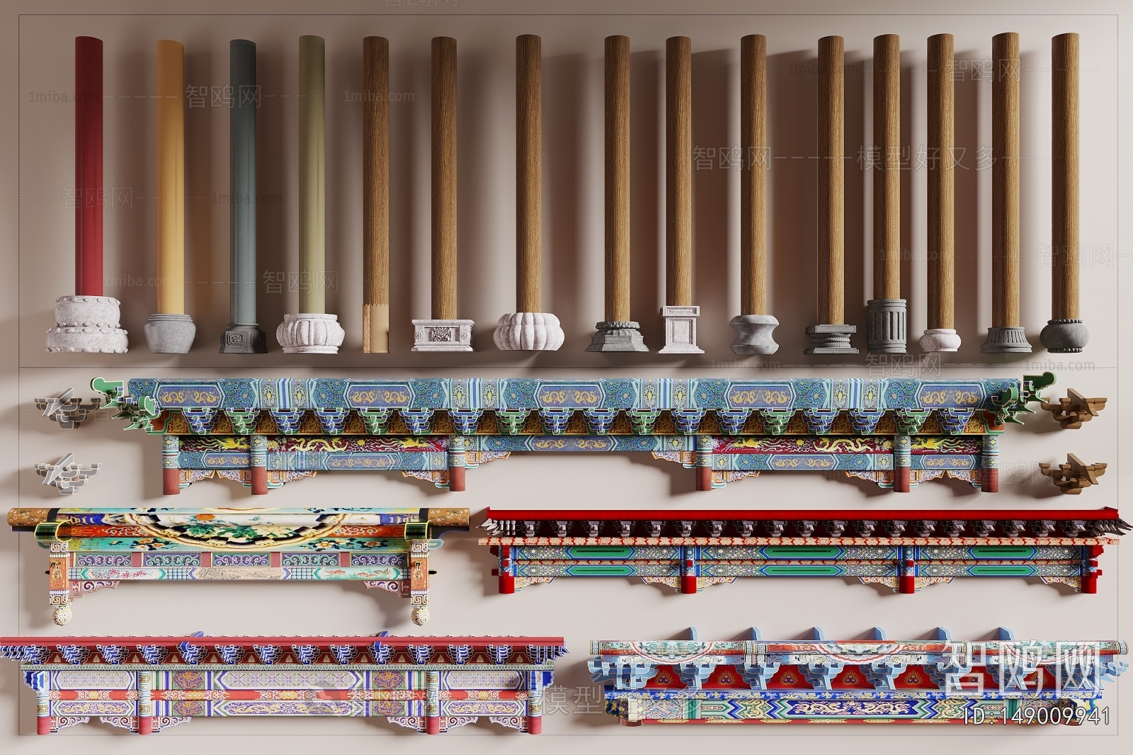 Chinese Style Column