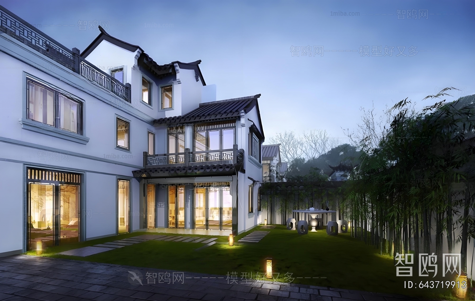 New Chinese Style Detached Villa