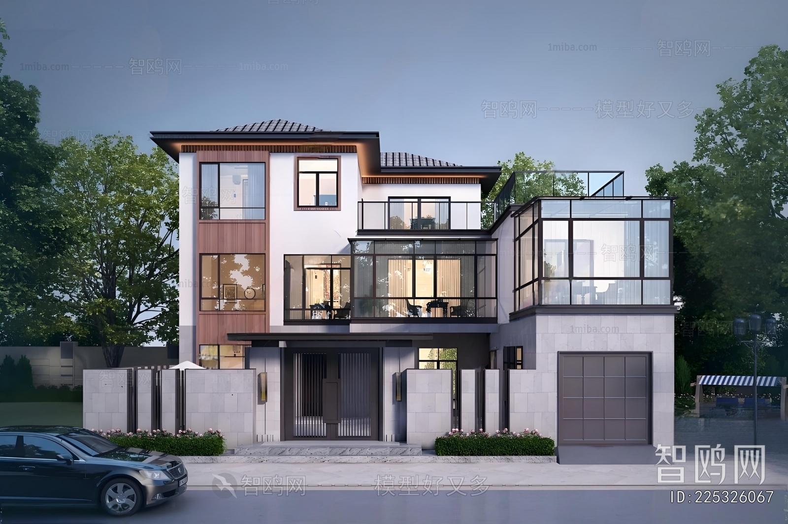 New Chinese Style Detached Villa