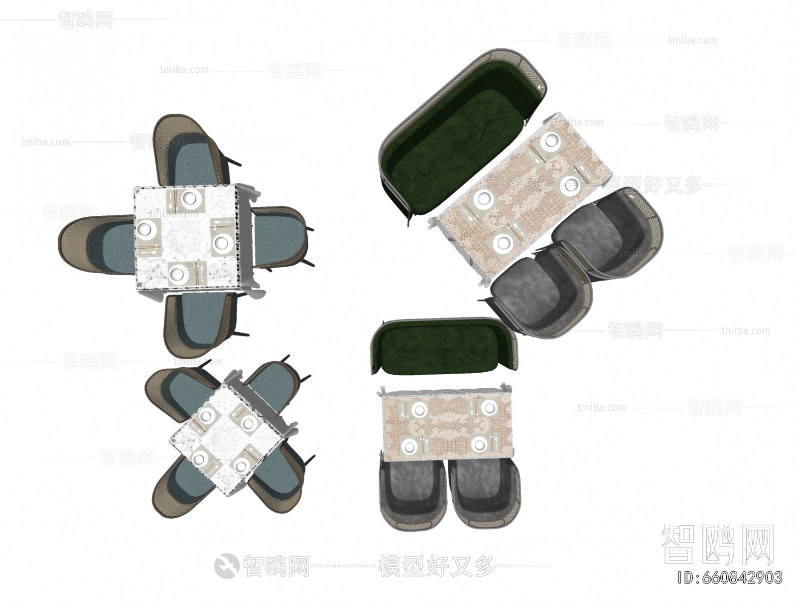 Southeast Asian Style Dining Table And Chairs