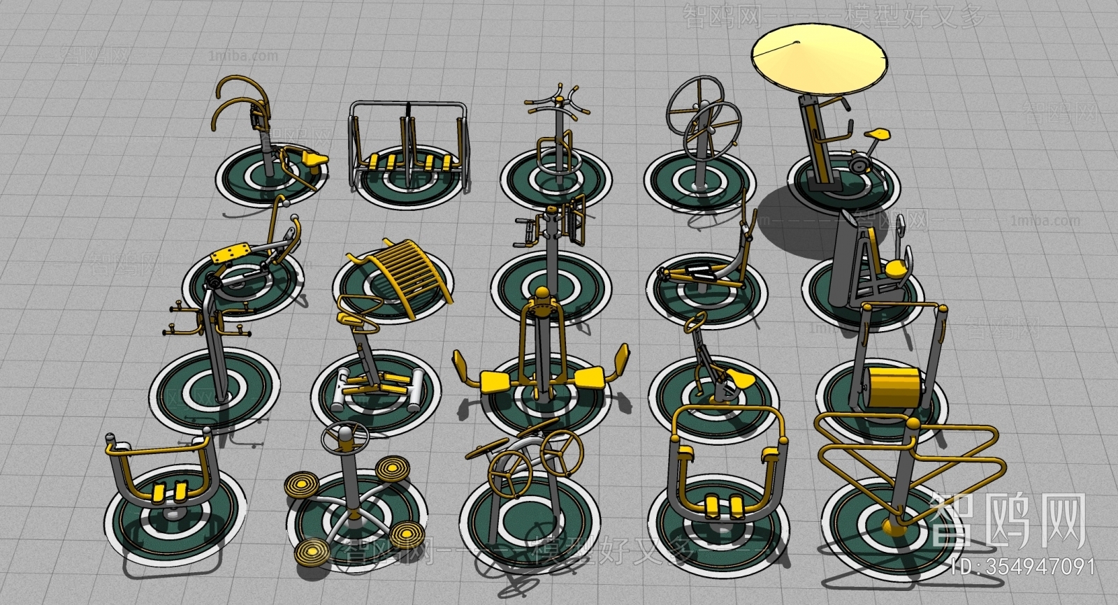 Modern Fitness Equipment