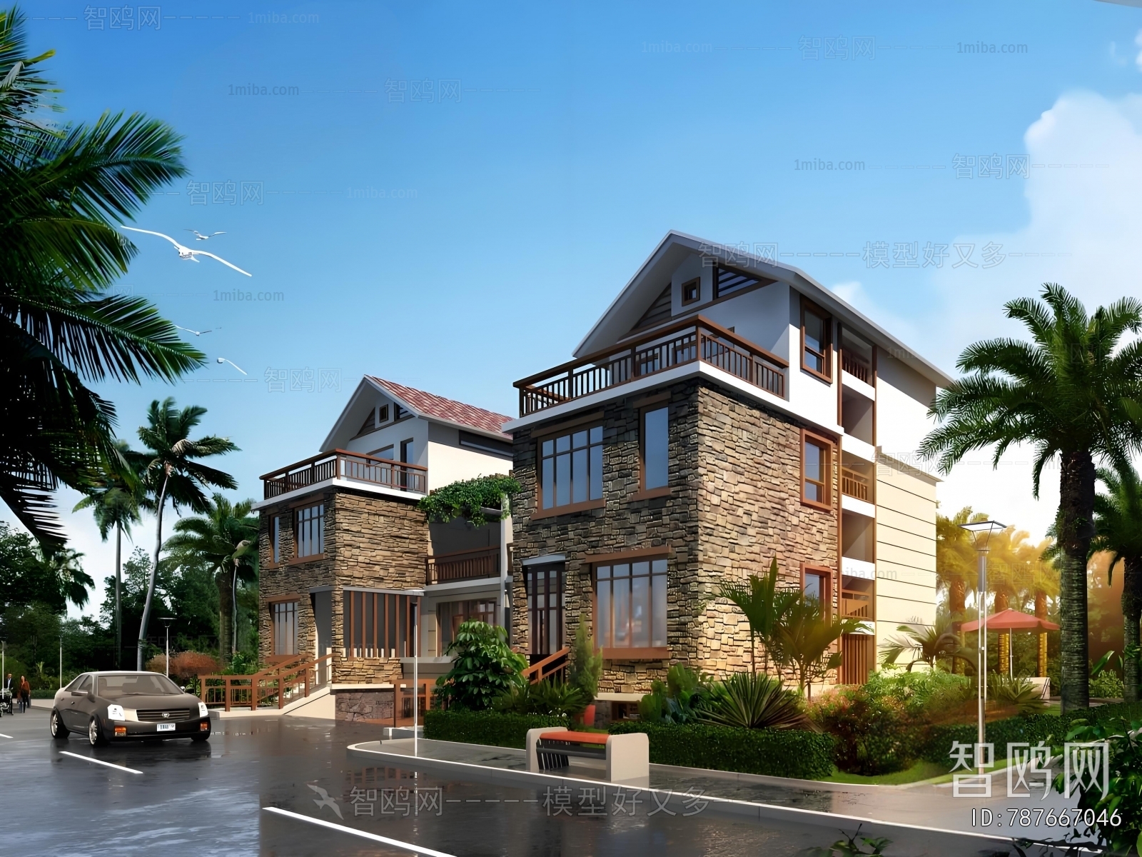 Nordic Style Double Townhouse