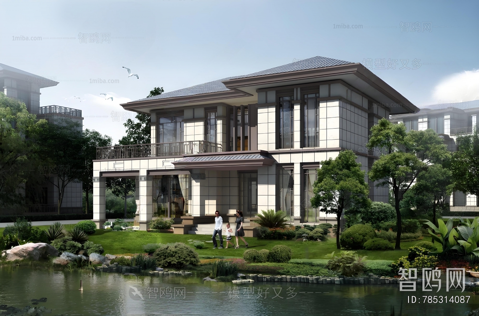 New Chinese Style Detached Villa