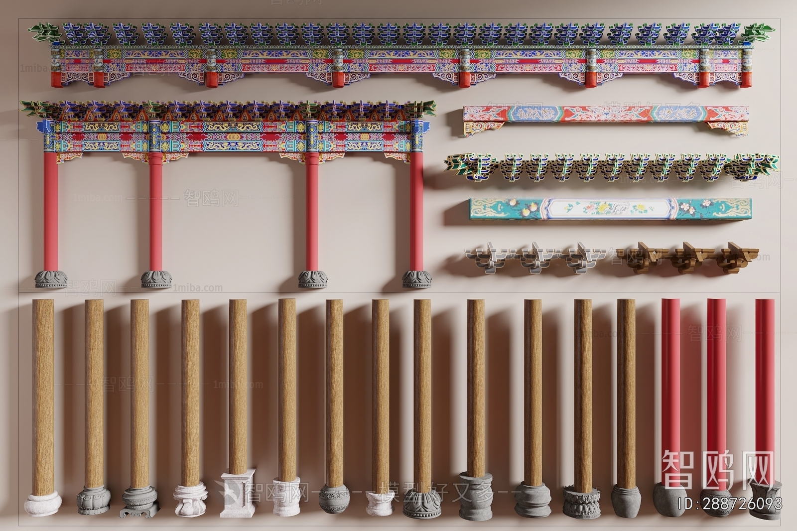 Chinese Style Column