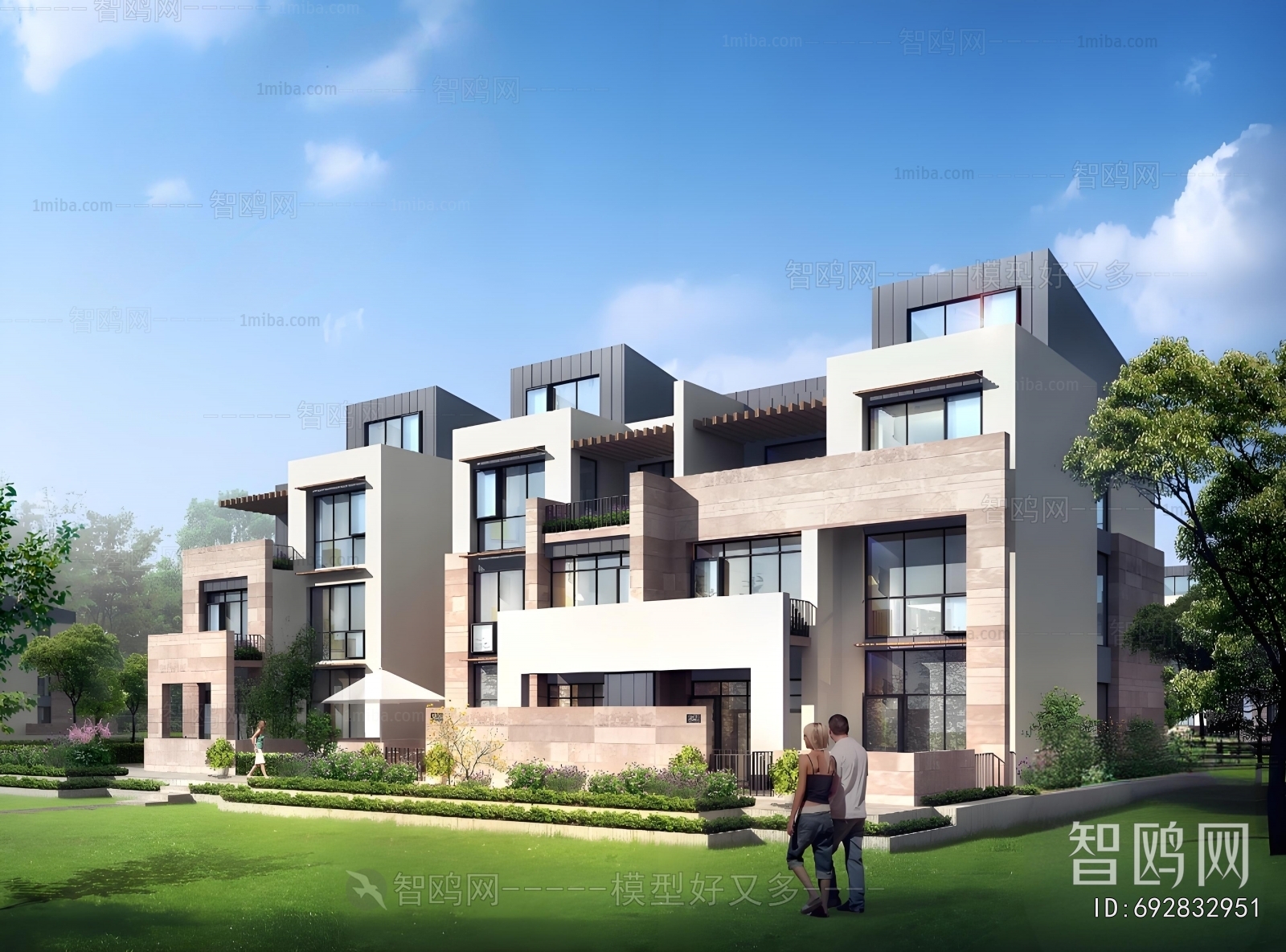 Modern Double Townhouse