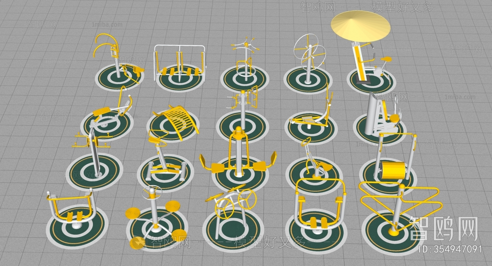 Modern Fitness Equipment