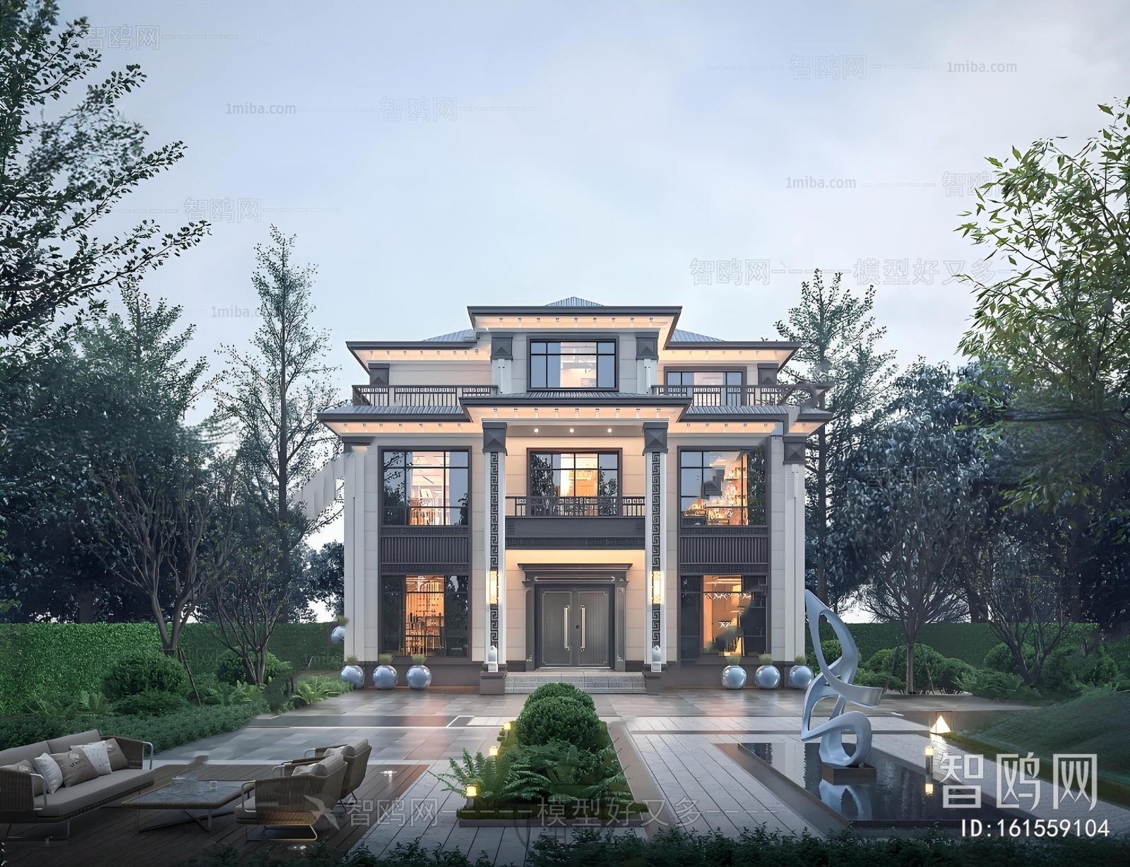 New Chinese Style Detached Villa