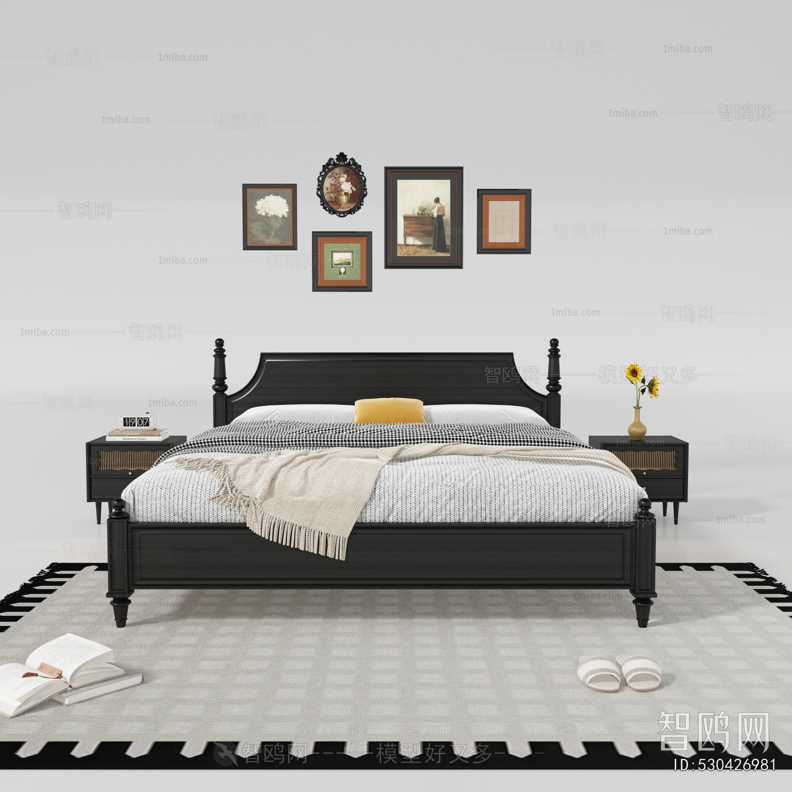 French Style Double Bed