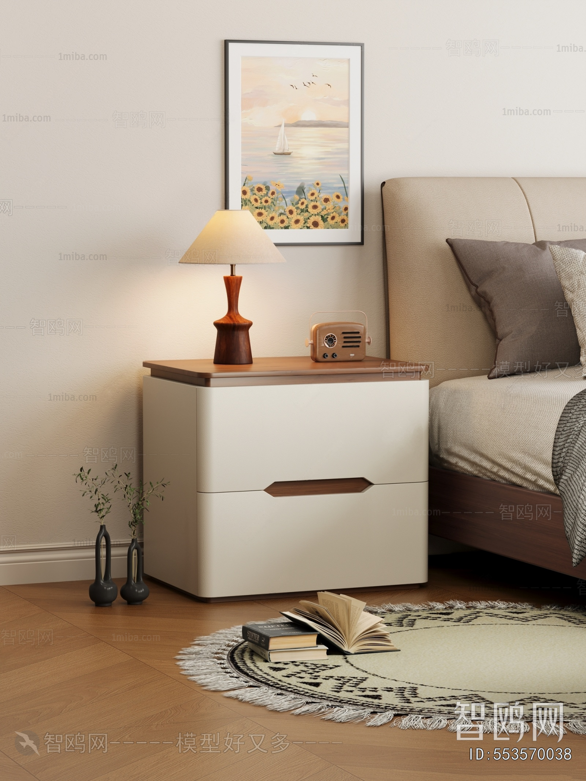 Modern Bedside Cupboard