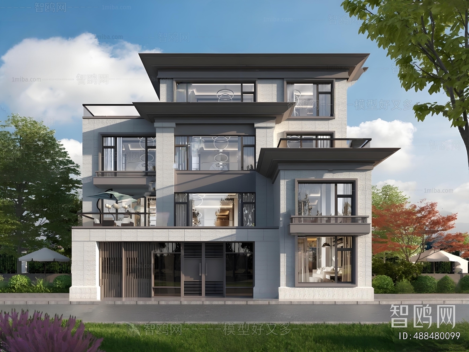 New Chinese Style Detached Villa