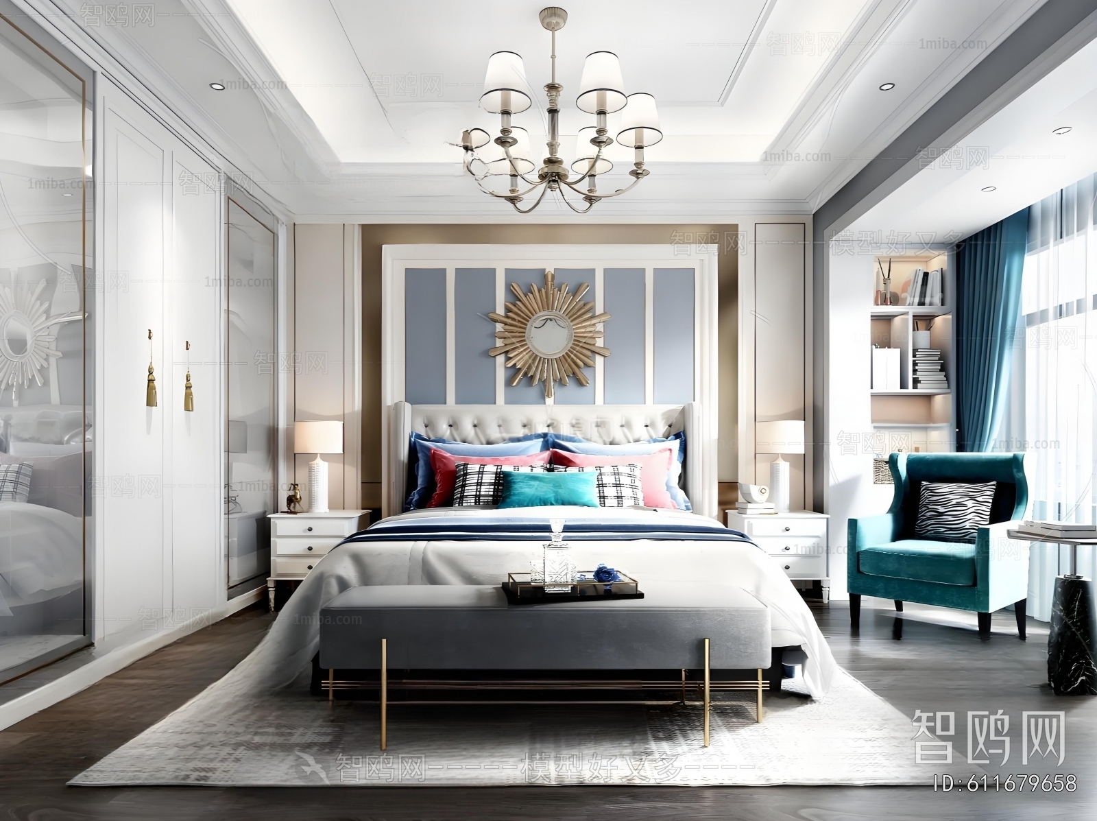New Classical Style Bedroom