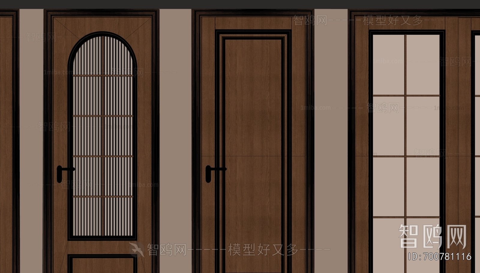 American Style Single Door