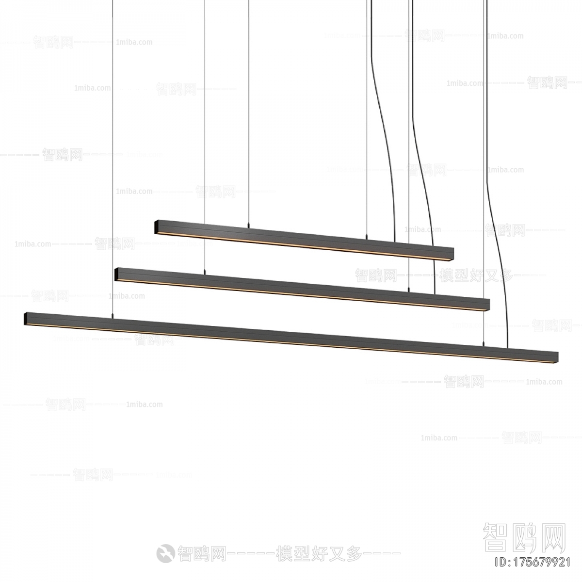 Modern Long Chandelier