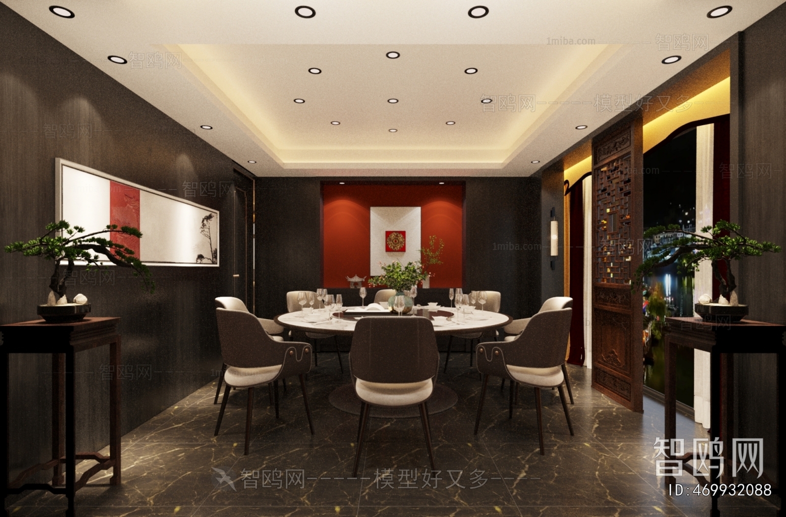 New Chinese Style Restaurant Box