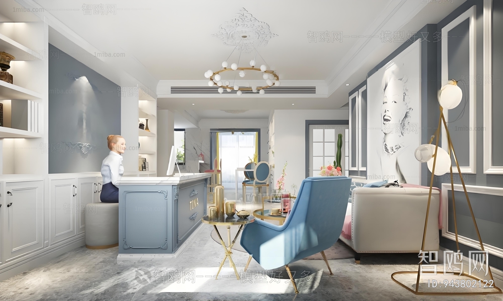 Simple European Style SPA Beauty