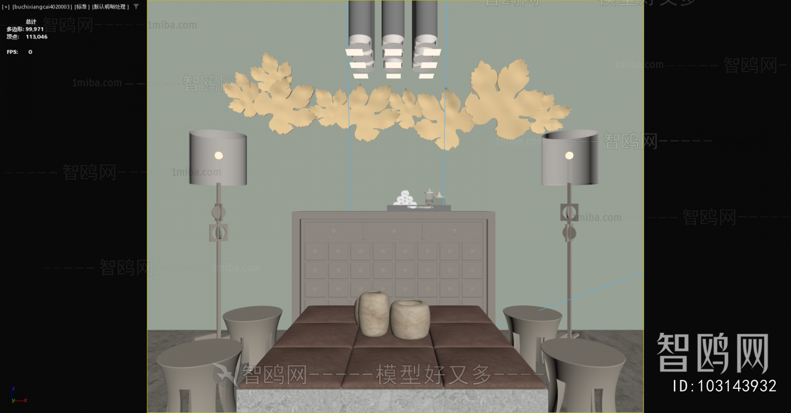 New Chinese Style Sideboard