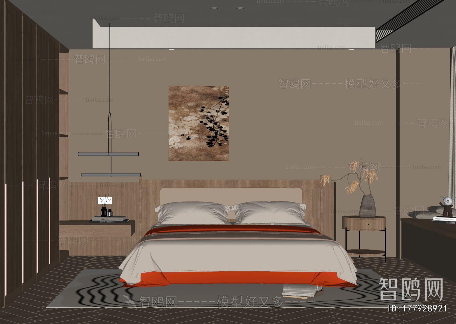 Wabi-sabi Style Bedroom