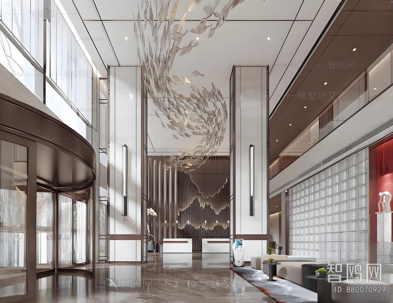 New Chinese Style Lobby Hall