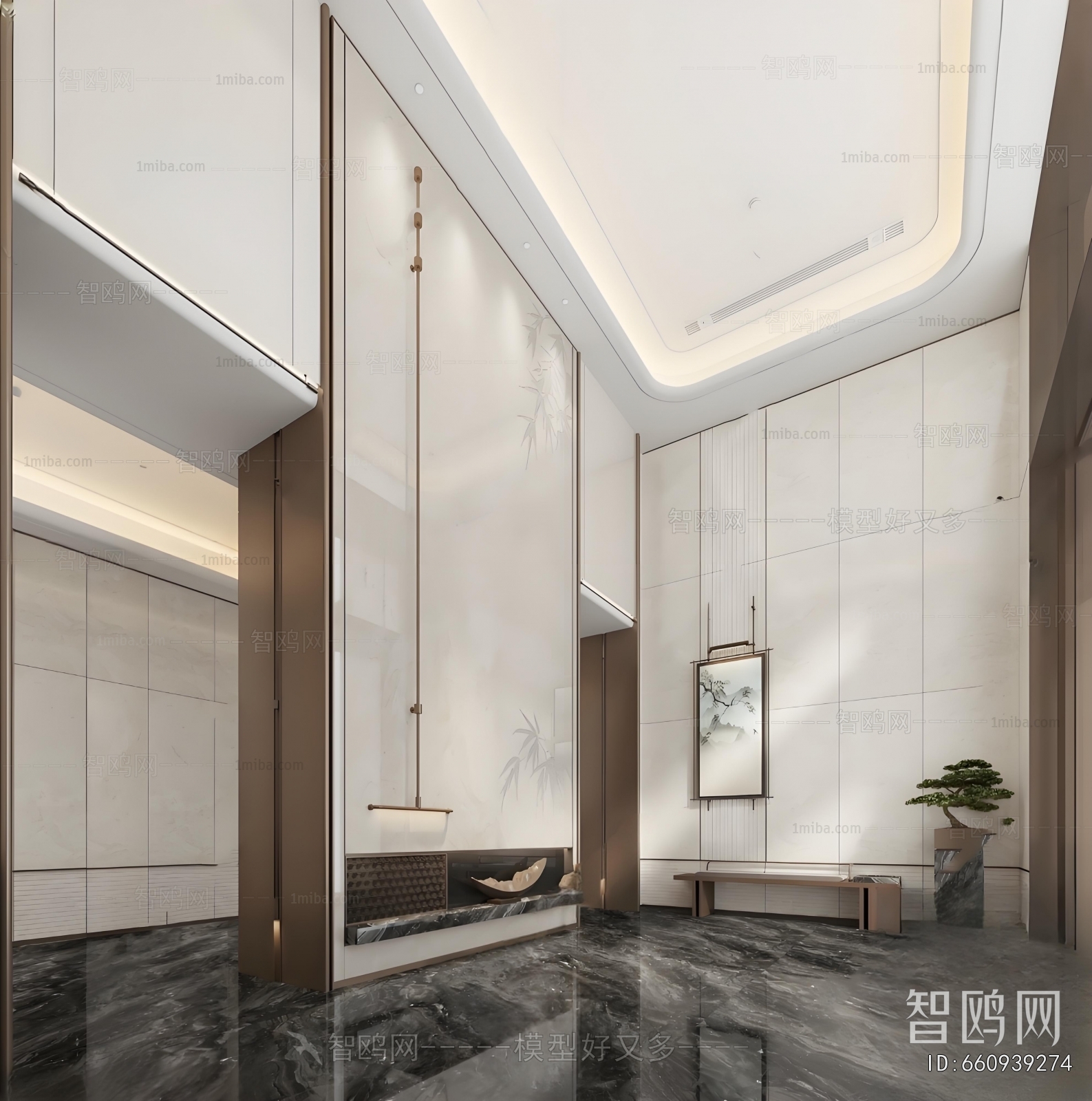 New Chinese Style Lobby Hall