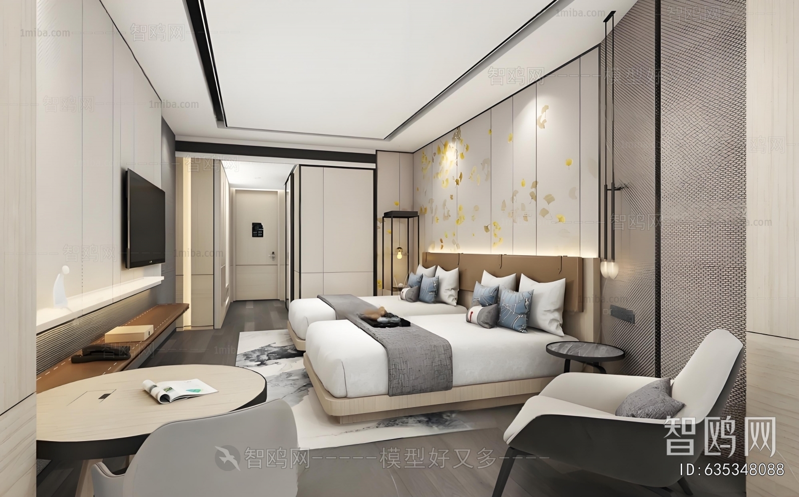 New Chinese Style Guest Room