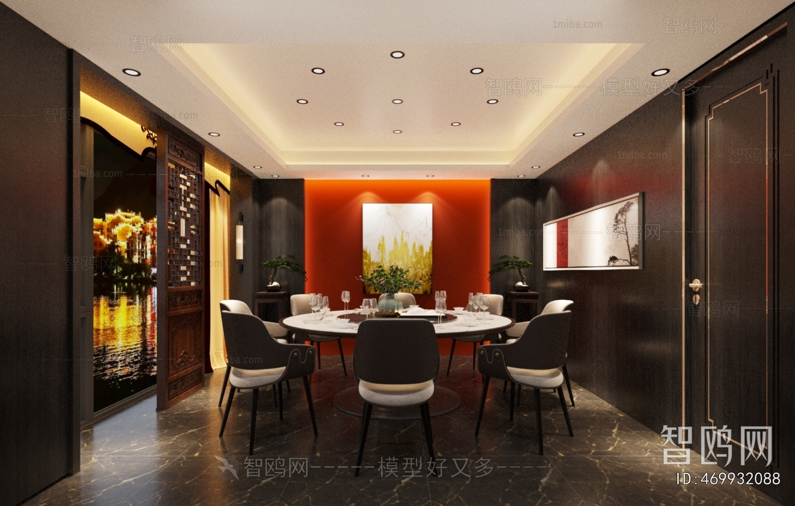 New Chinese Style Restaurant Box