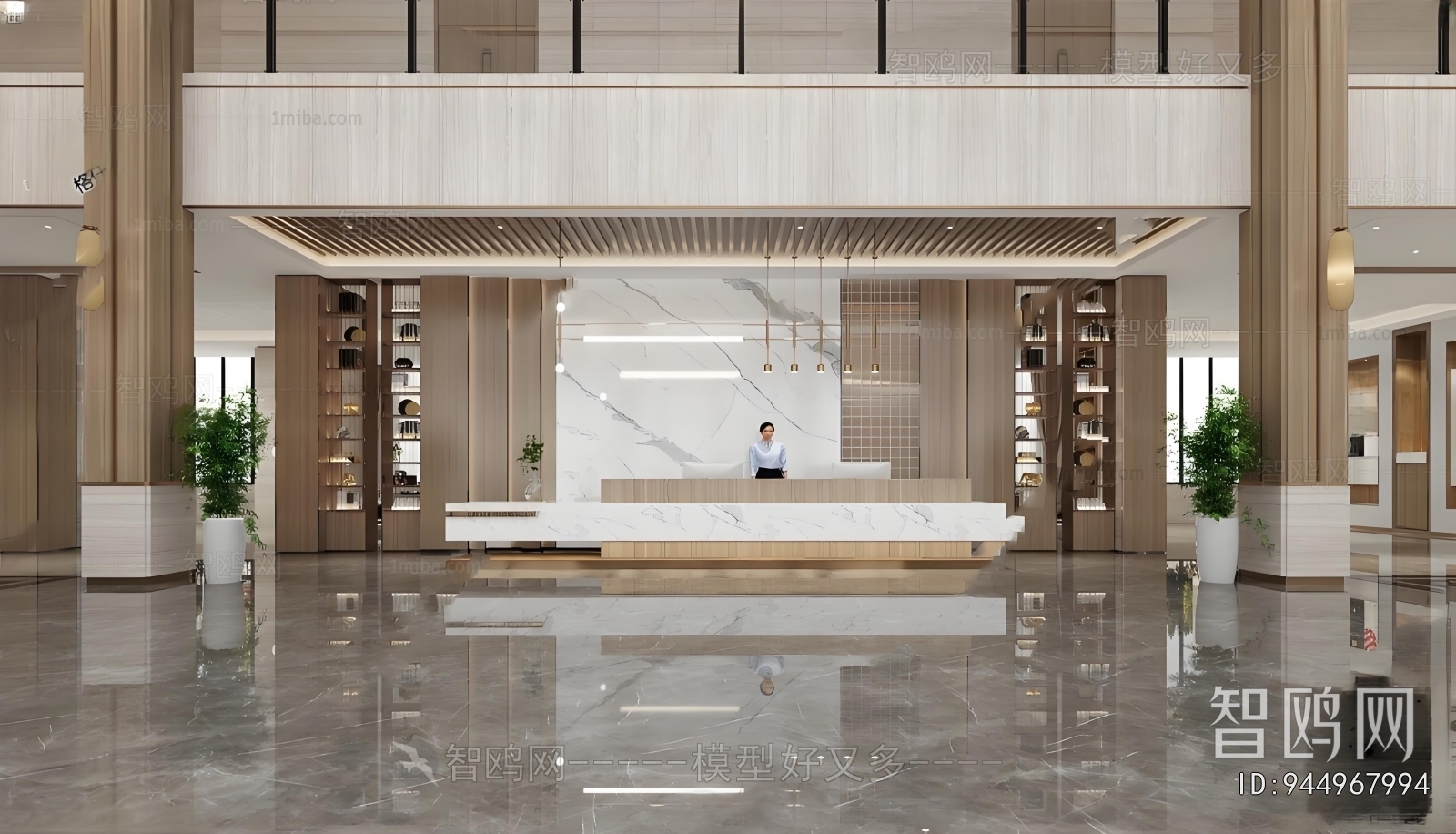 New Chinese Style Lobby Hall