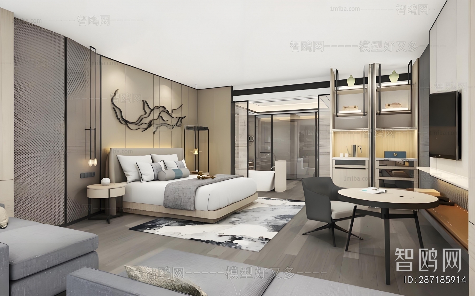 New Chinese Style Guest Room