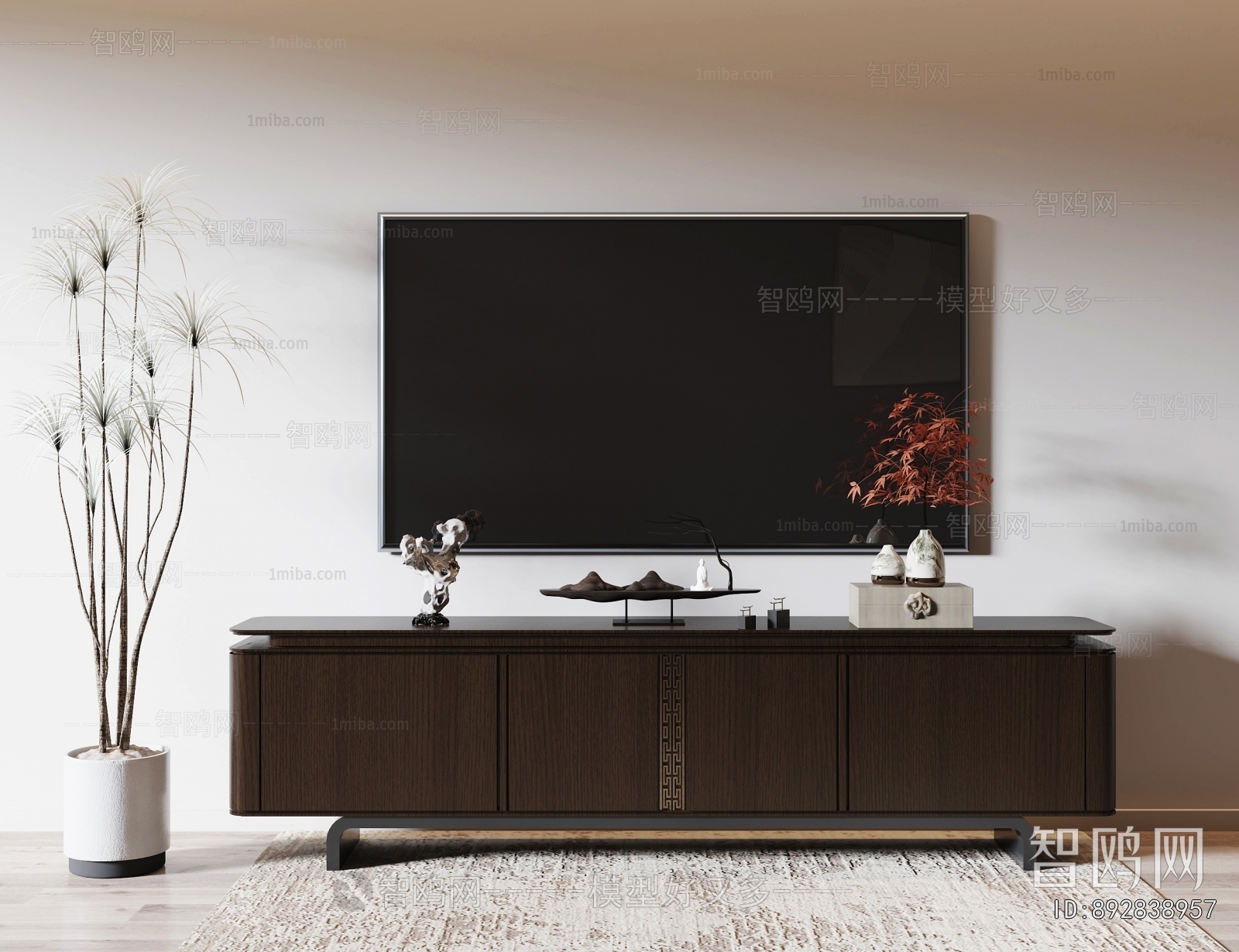 New Chinese Style TV Cabinet