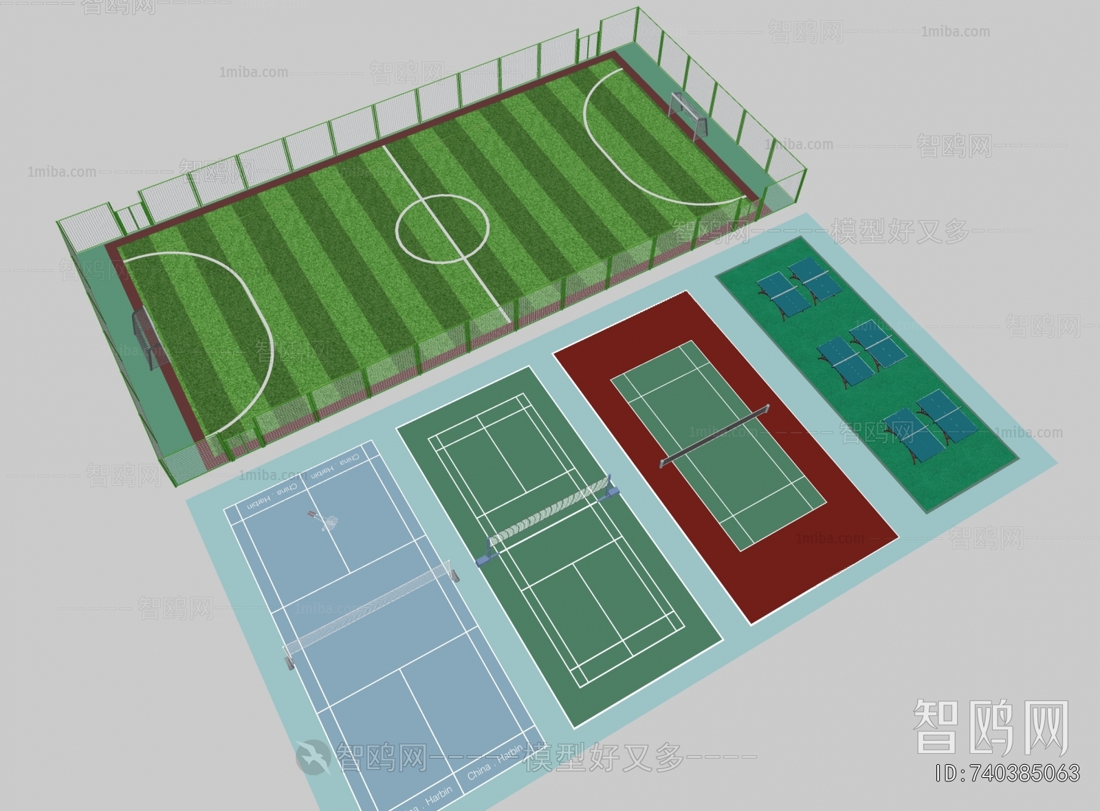 Modern Outdoor Sports Stadium