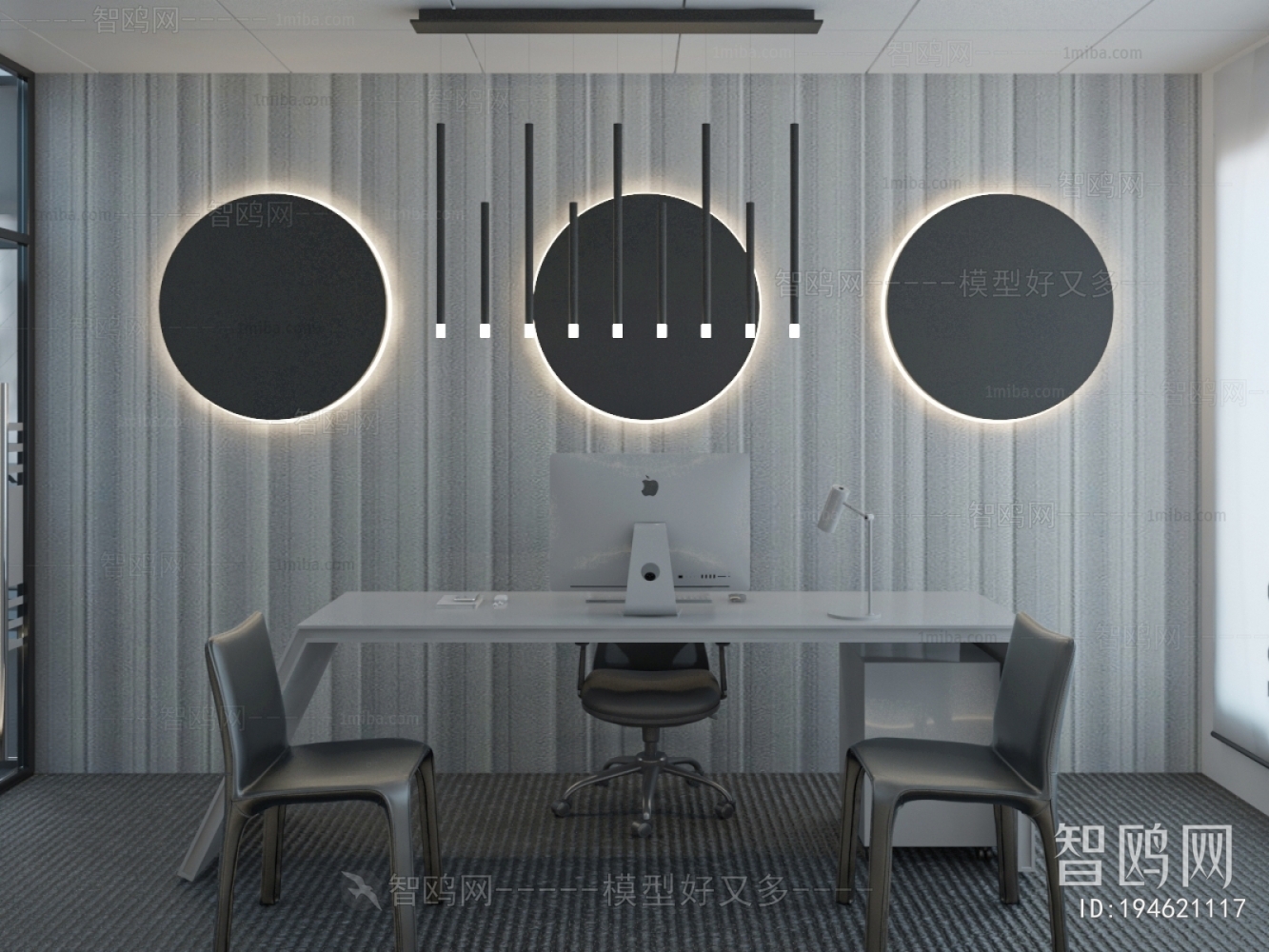 Modern Office Living Room