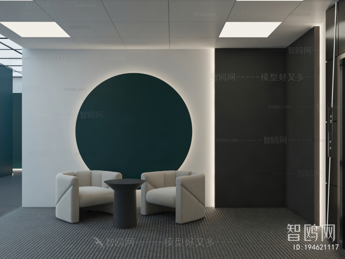 Modern Office Living Room