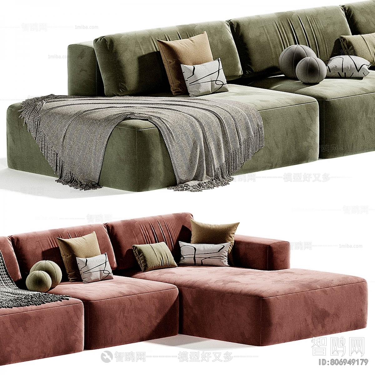 Modern Three-seat Sofa