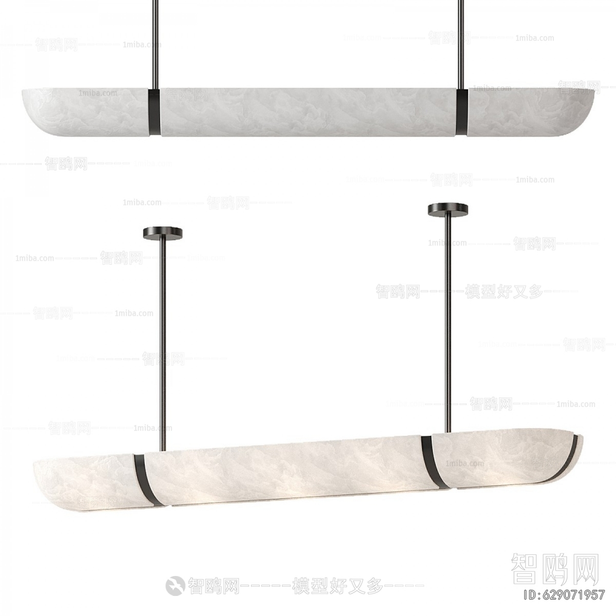 Modern Long Chandelier