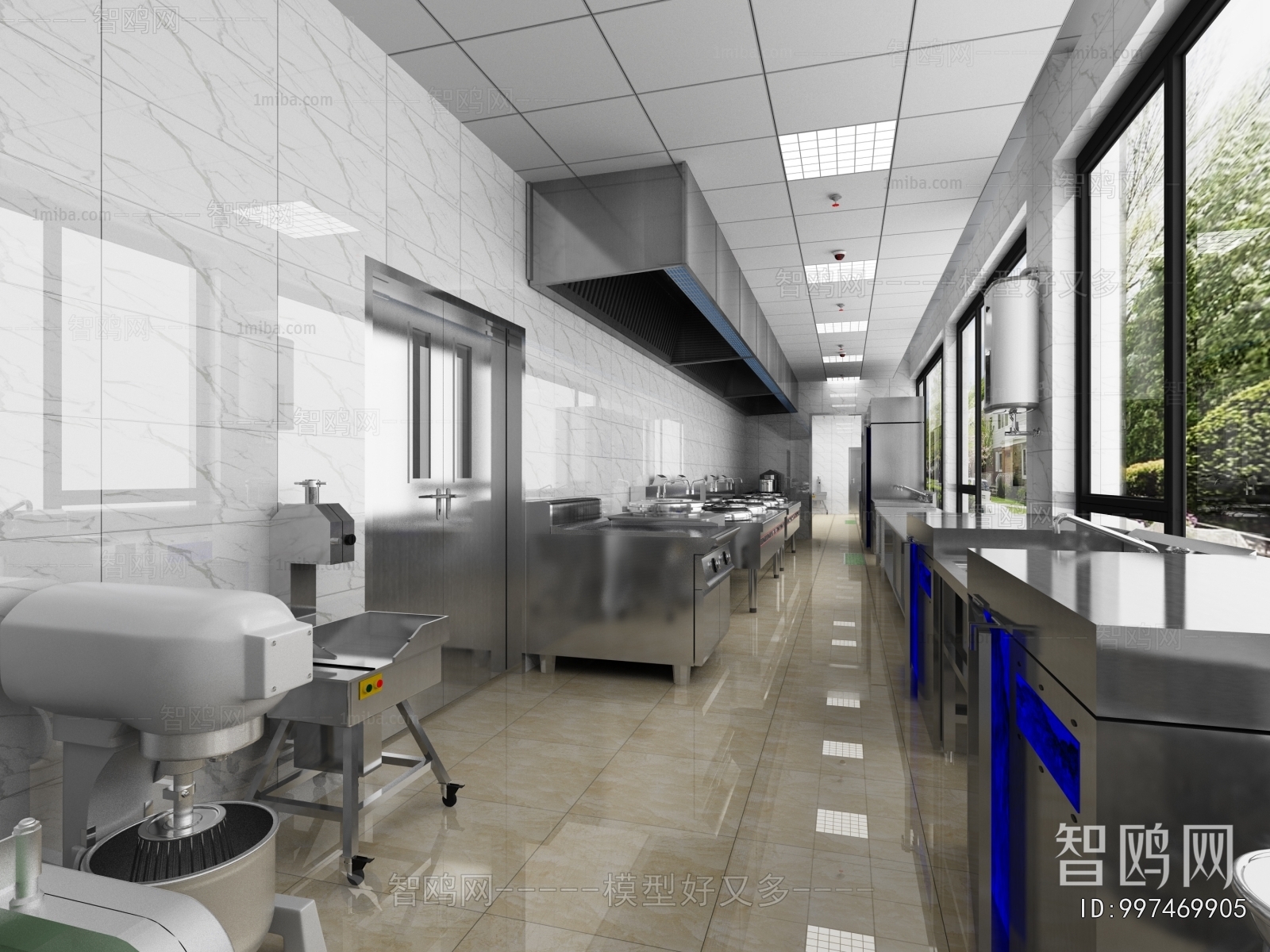 Modern Central Kitchen