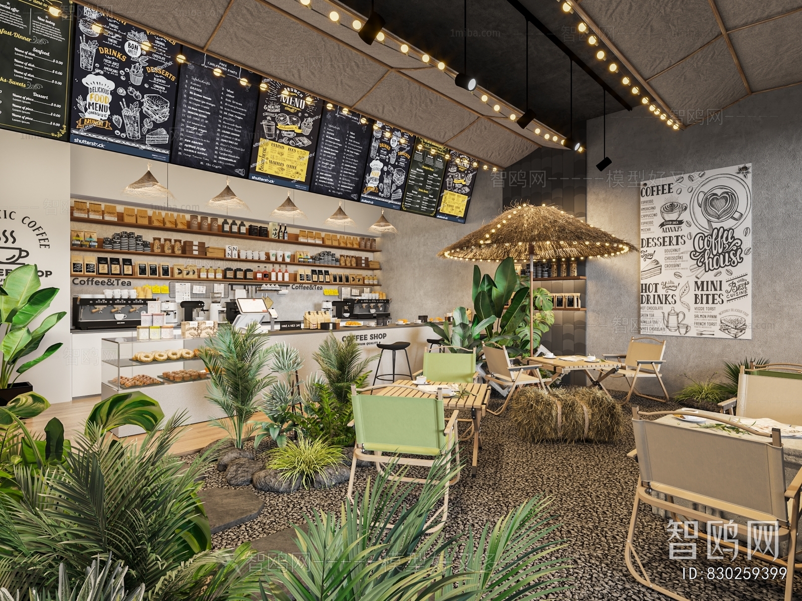 Industrial Style Cafe