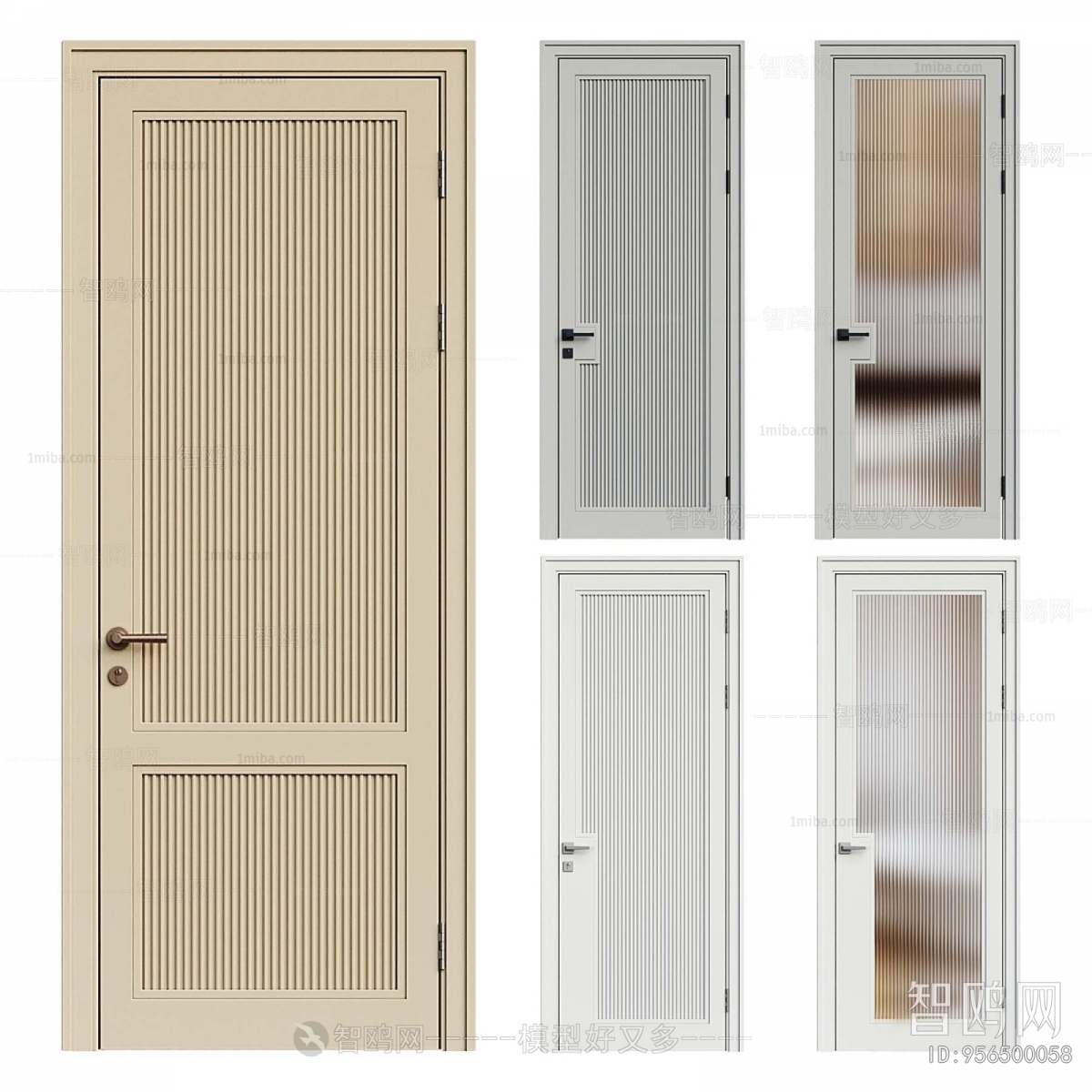 Modern Single Door