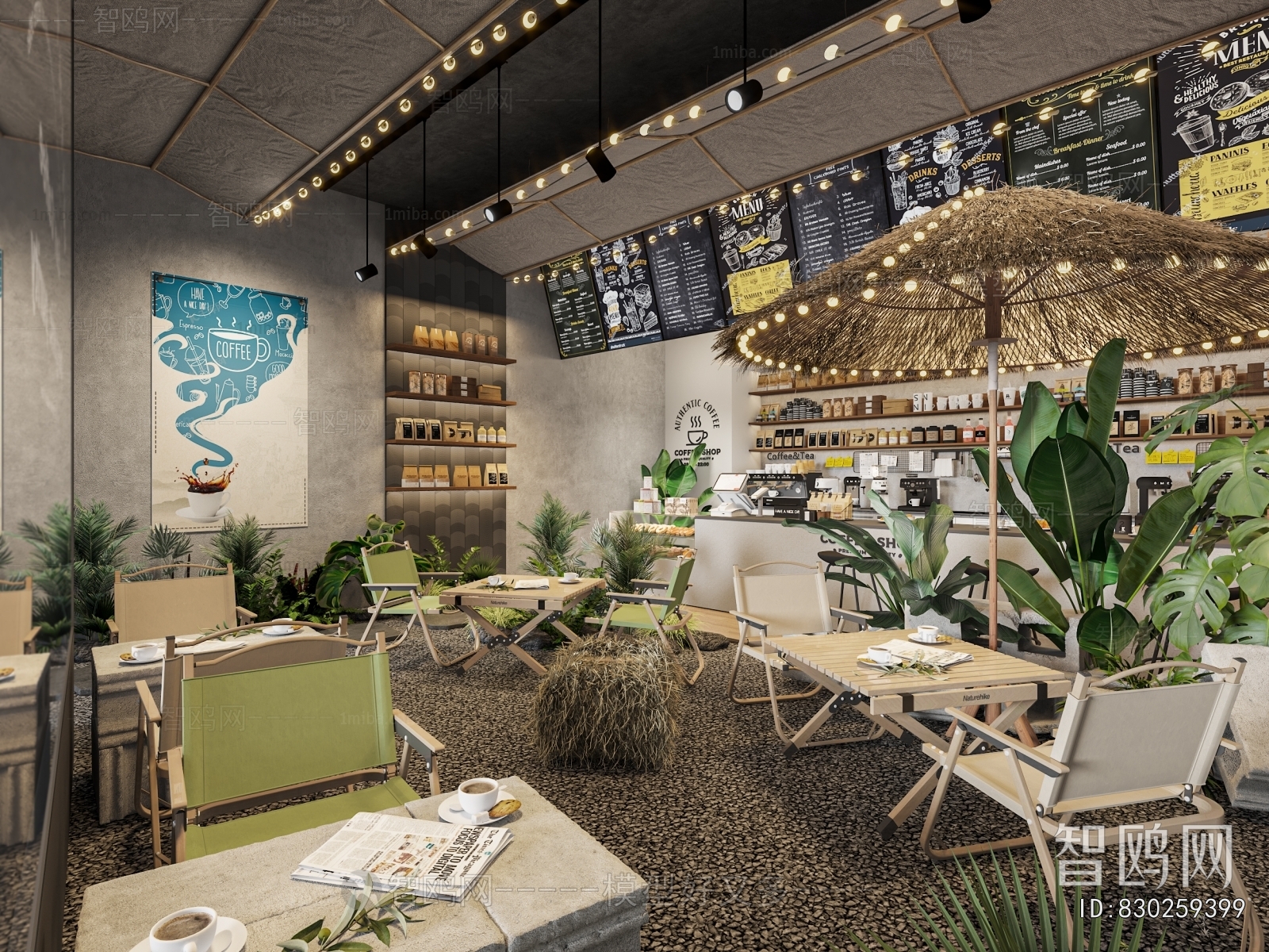 Industrial Style Cafe