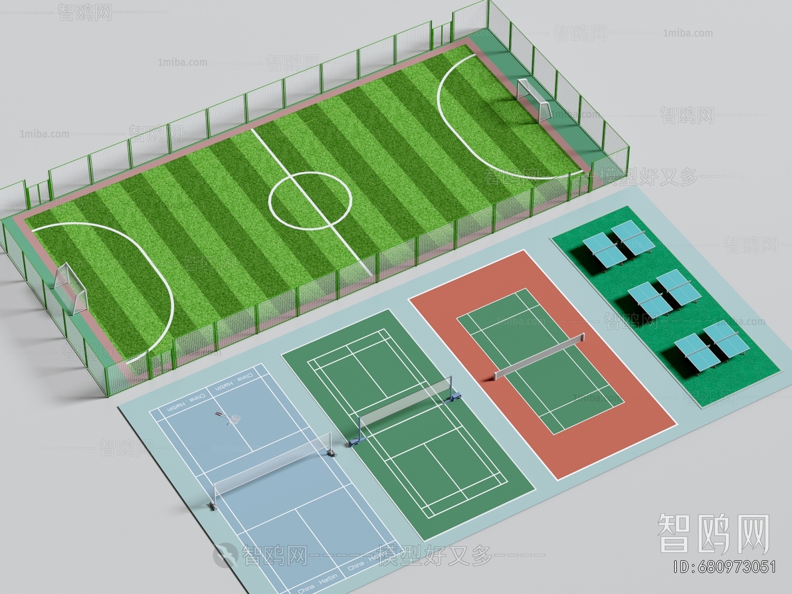 Modern Outdoor Sports Stadium