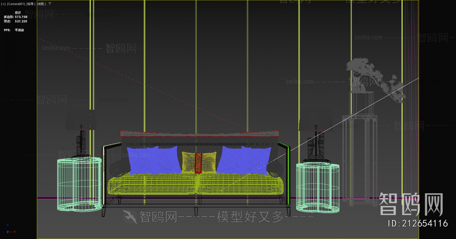 New Chinese Style A Sofa For Two