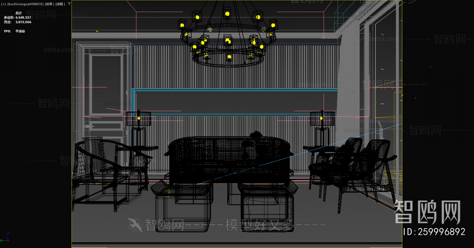 New Chinese Style A Living Room