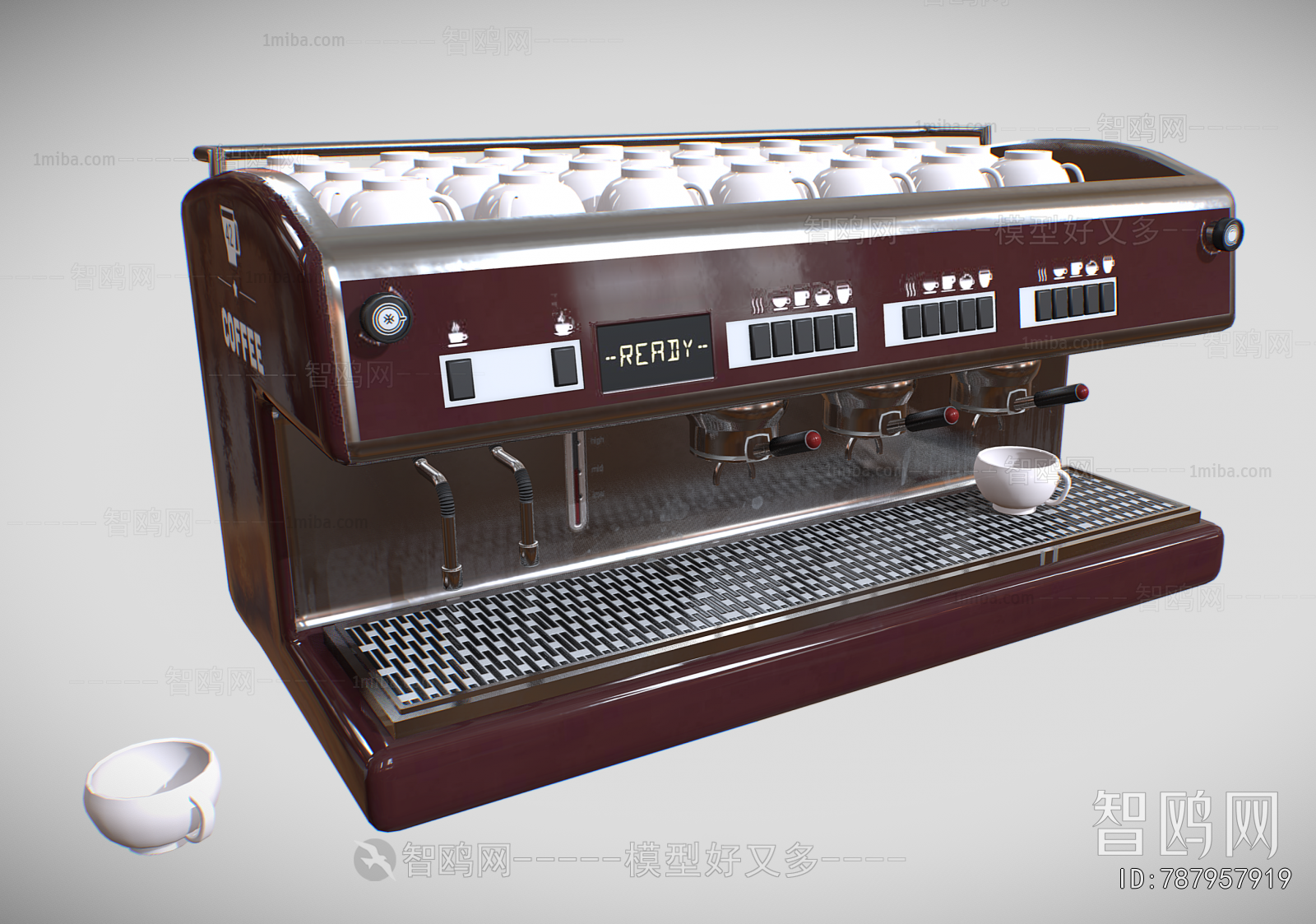 Retro Style Kitchen Electric Coffee Machine