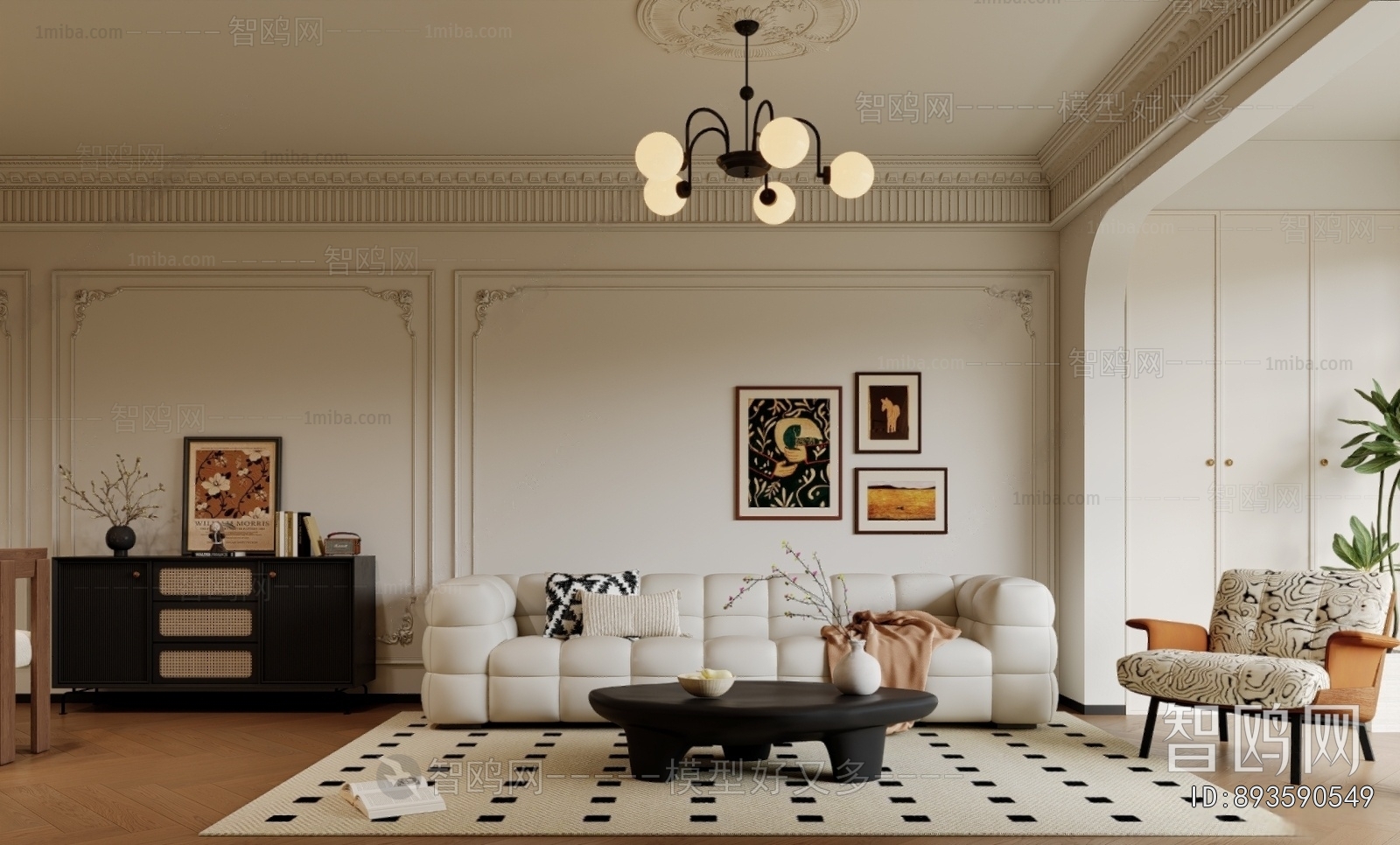 French Style A Living Room