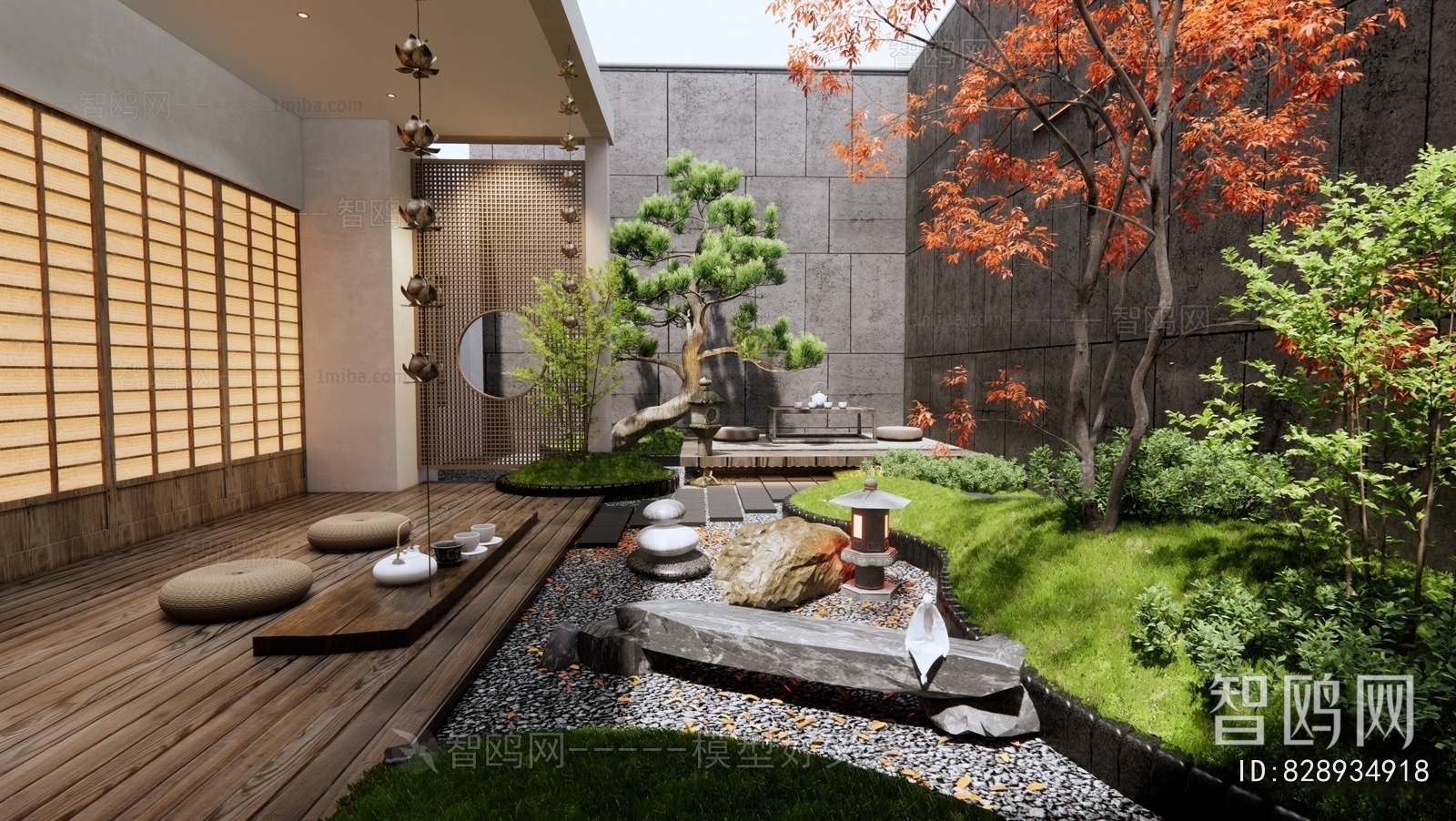 Japanese Style Courtyard/landscape