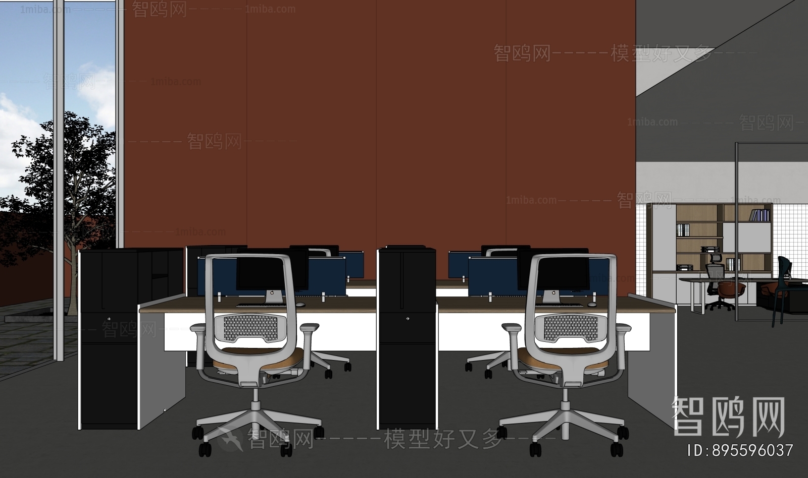 Modern Office Desk And Chair