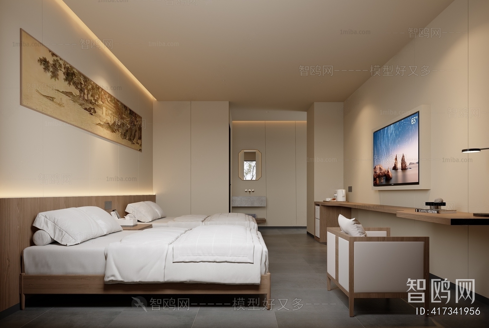 New Chinese Style Guest Room