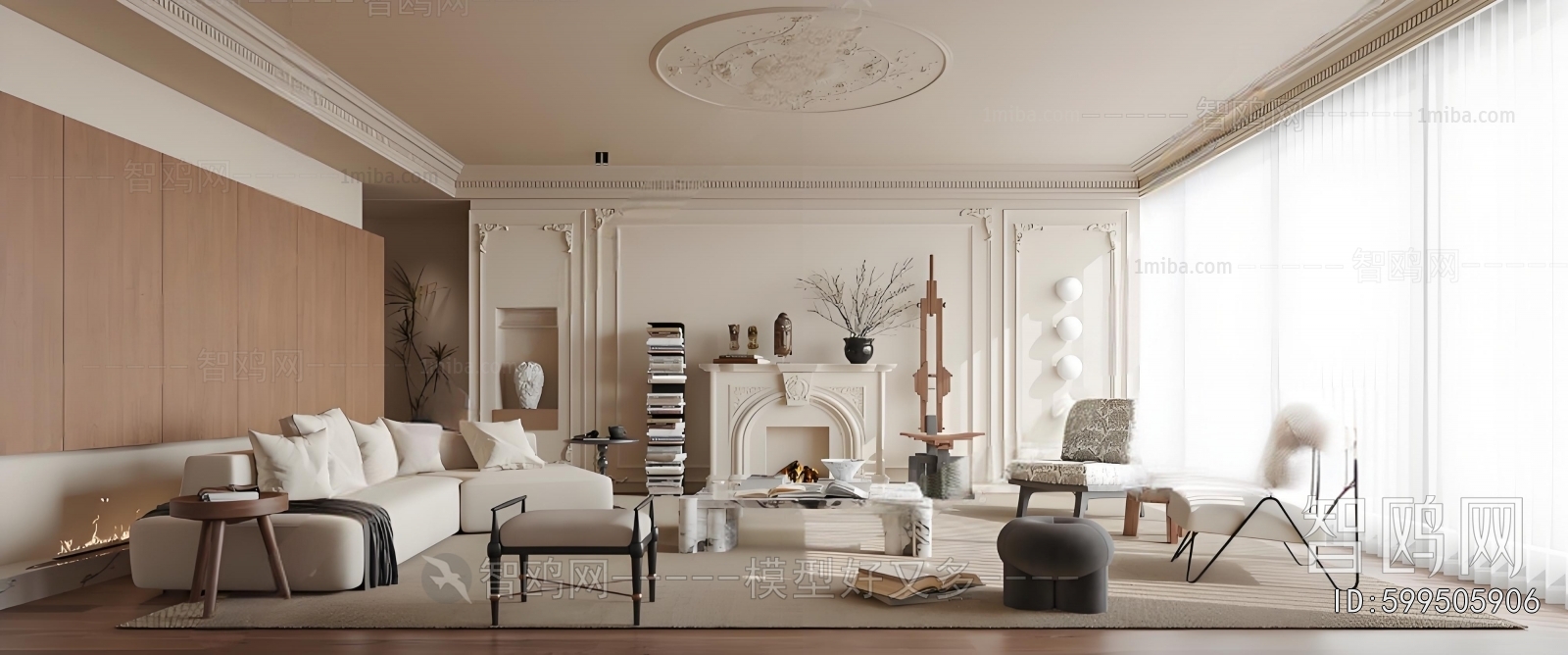 French Style A Living Room