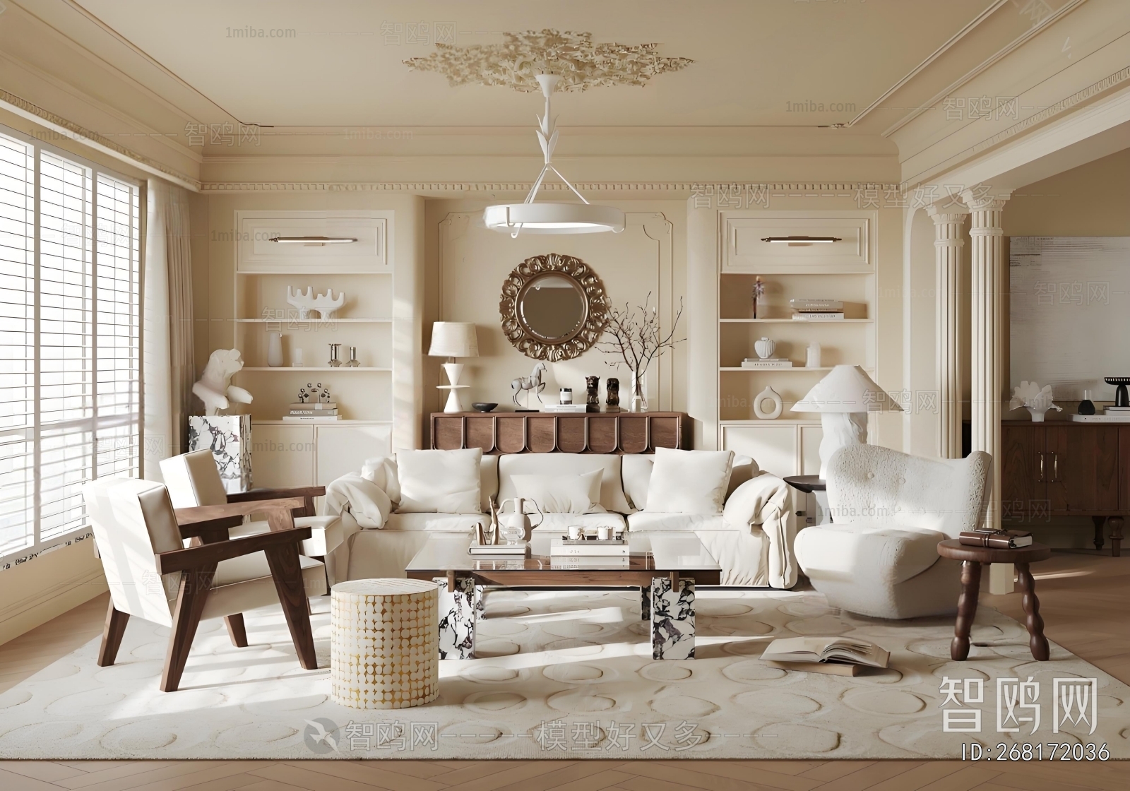 French Style A Living Room