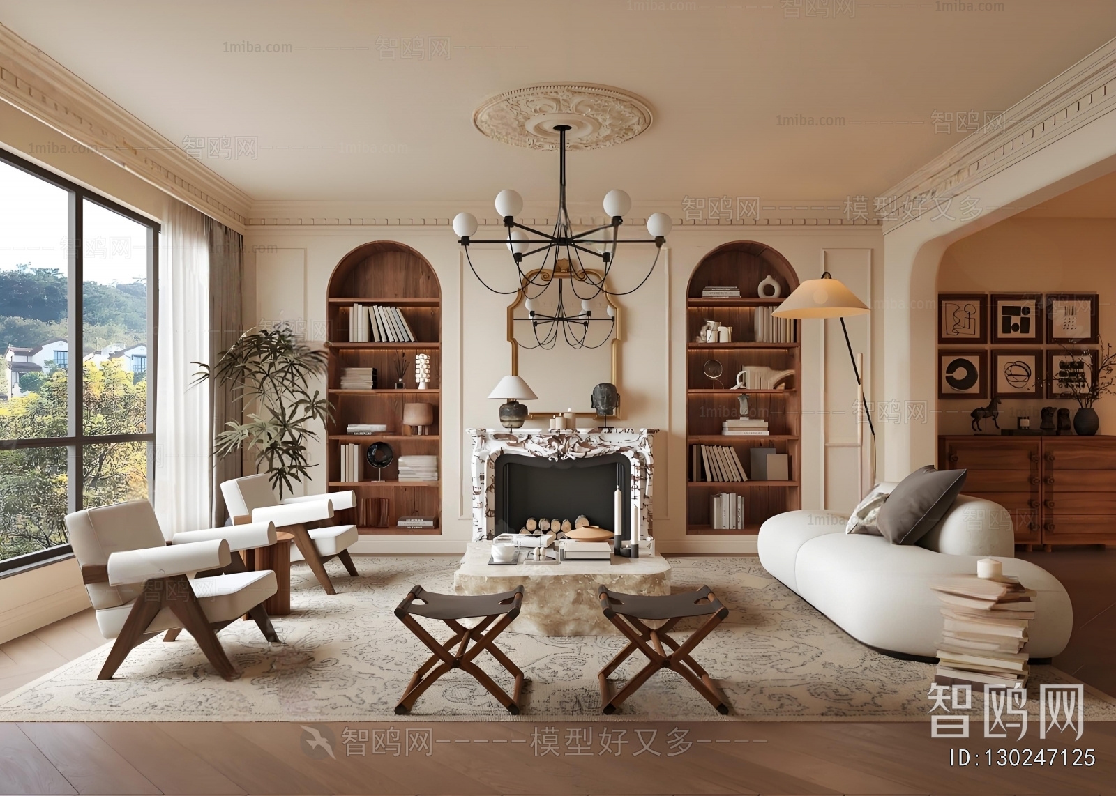 French Style A Living Room